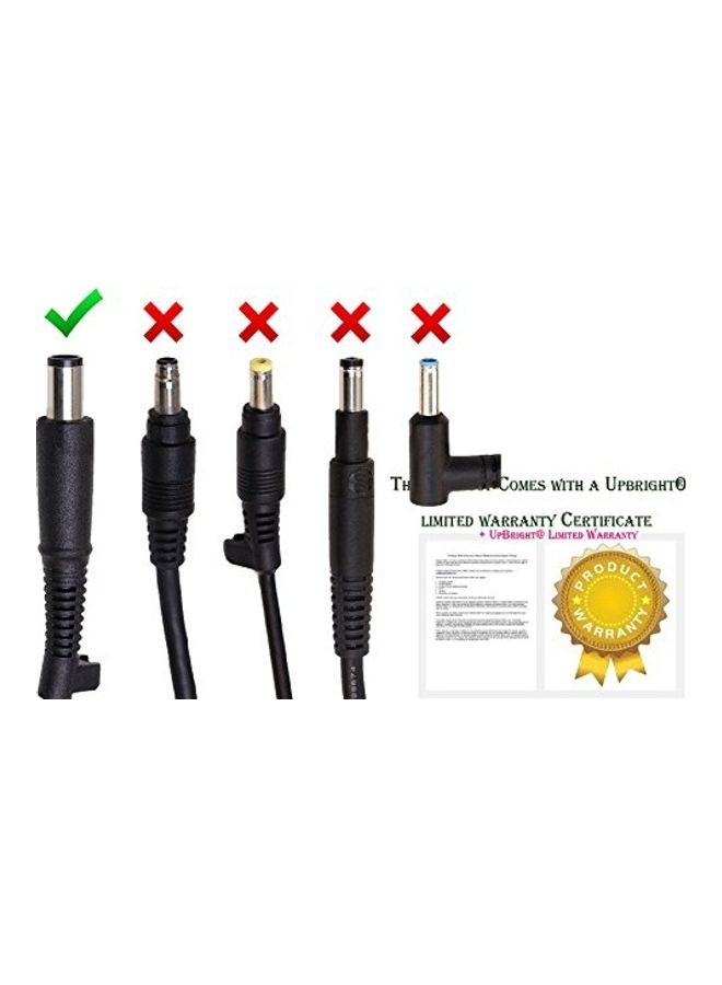 UPBRIGHT AC Adapter Battery Charger For HP Compaq Presario CQ32/CQ35/CQ40/CQ41/CQ42 Black - Image 2