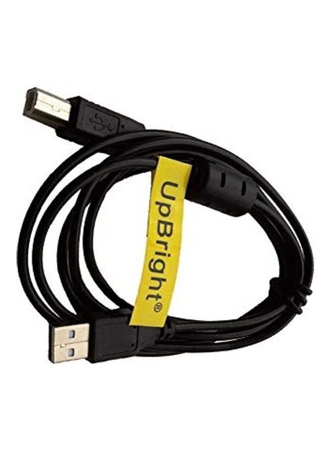 UPBRIGHT - New Mini USB 2.0 PC Cable Charger Replacement for Wacom Intuos5 Touch Small Graphic Pen Medium Tablet PTH450 PTH-450/K0-C PTH650 PTH650AC PTH850 PTH850AC Multi-Touch Art PTK-450 PTK-650 Black - Image 1
