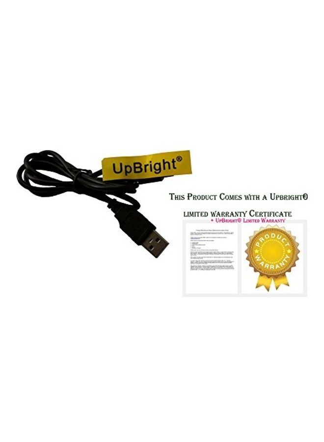 UPBRIGHT - New Mini USB 2.0 PC Cable Charger Replacement for Wacom Intuos5 Touch Small Graphic Pen Medium Tablet PTH450 PTH-450/K0-C PTH650 PTH650AC PTH850 PTH850AC Multi-Touch Art PTK-450 PTK-650 Black - Image 1