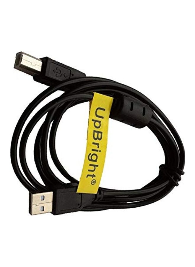 UPBRIGHT - New USB Data Cable Replacement for Boss DR-880 Dr. Rhythm Drum Machine Roland PC Interface UA-1010 Octa-Capture Audio Interface BOSS SP-606 Sampling Workstation Sampler Notebook PC Data Cord Black - Image 1