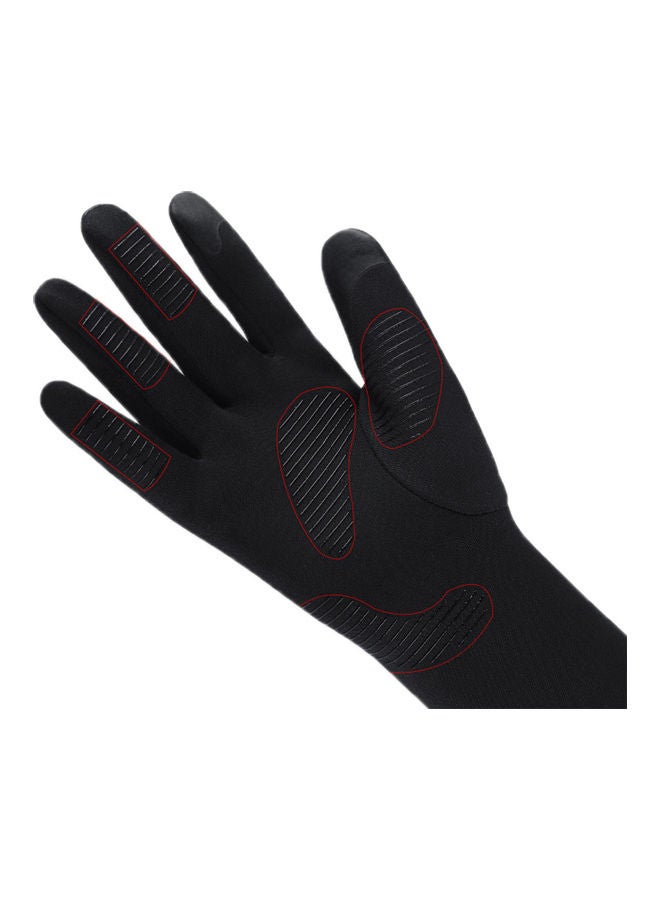 Generic Winter Thermal Warm Full Finger Gloves Cycling Anti-Skid Touch Screen Warm Gloves for Winter Outdoor Sports 24*24*24cm  - Image 4