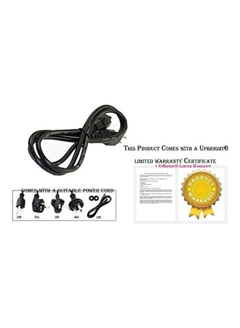 New AC IN Power Cord Cable For Cambridge Audio A5 Analog Integrated Amplifier, Asustor AS-304T AS-604T AS-608T AS-606T AS-204T AS-204TE Storage Server; Olevia Sony LCD TV HDTV 237-S12 237-T12 Black