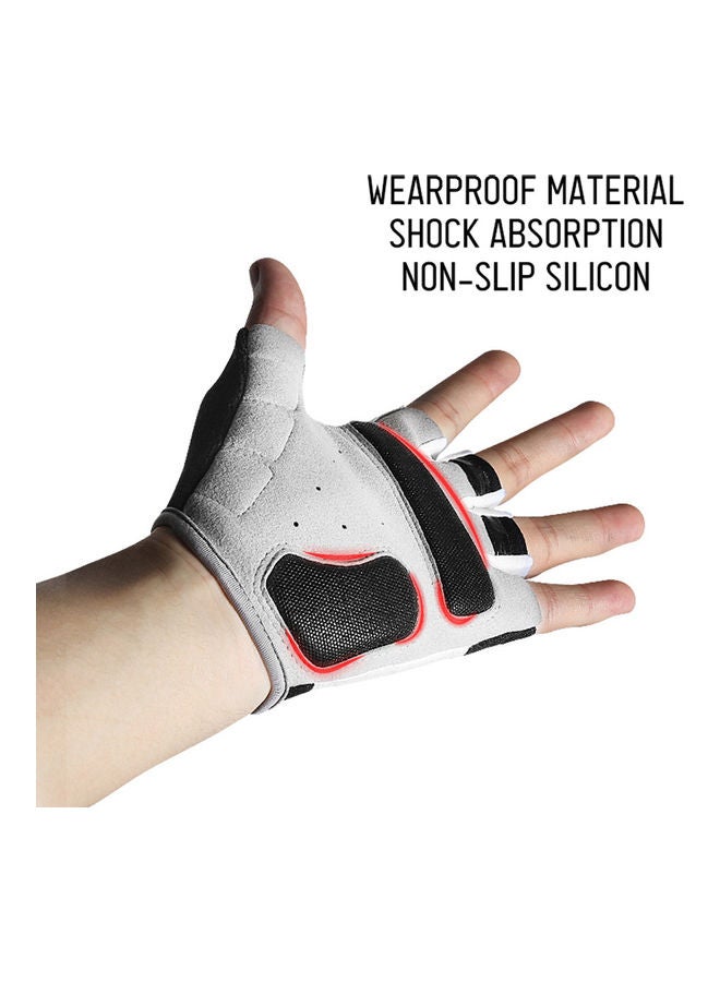 Generic Outdoor Cycling Gloves Anti-Skip Shock-Absorbing Half-Finger Moisture-Wicking Breathable Climbing Mitten 0.055kg  - Image 5