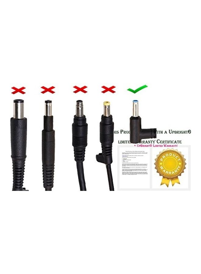 19.5V AC/DC Adapter Replacement for HP 15-db000 15-db0000 Series 15.6 Notebook PC 15-db0008ca 15-db0005dx 15-db0069 14-CF0054la 14-CF0051OD 14-CF0052OD 14-DF0023CL 65W Power Supply Charger Black