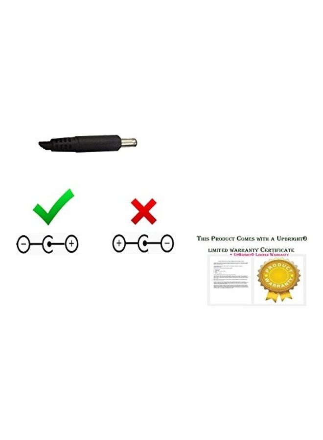 UPBRIGHT - 9V 1A AC/DC Adapter Black - Image 1