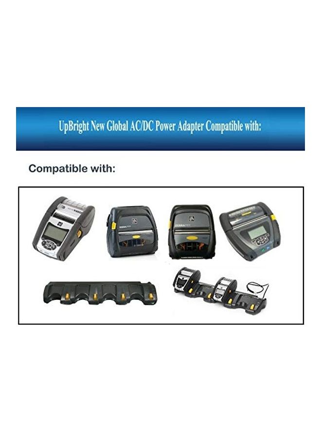 12V 4A 48W AC/DC Adapter Compatible with Zebra Acc QLN-EC Black