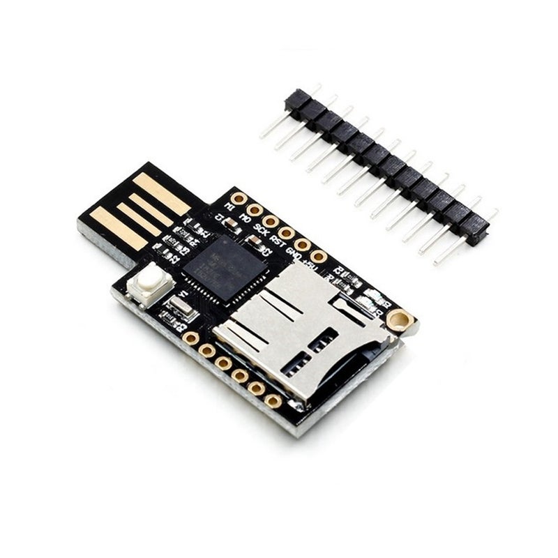 TF مايكرو sd بطاقة مايكرو فتحه badusb usb لوحه المفاتيح الظاهرية ATMEGA32U4 وحده لاردوينو ليوناردو R3 باد usb CJMCU <div style=""> أسود 3.00X0.50X2.00سم  - Image 4