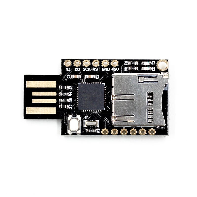 TF مايكرو sd بطاقة مايكرو فتحه badusb usb لوحه المفاتيح الظاهرية ATMEGA32U4 وحده لاردوينو ليوناردو R3 باد usb CJMCU <div style=""> أسود 3.00X0.50X2.00سم  - Image 5