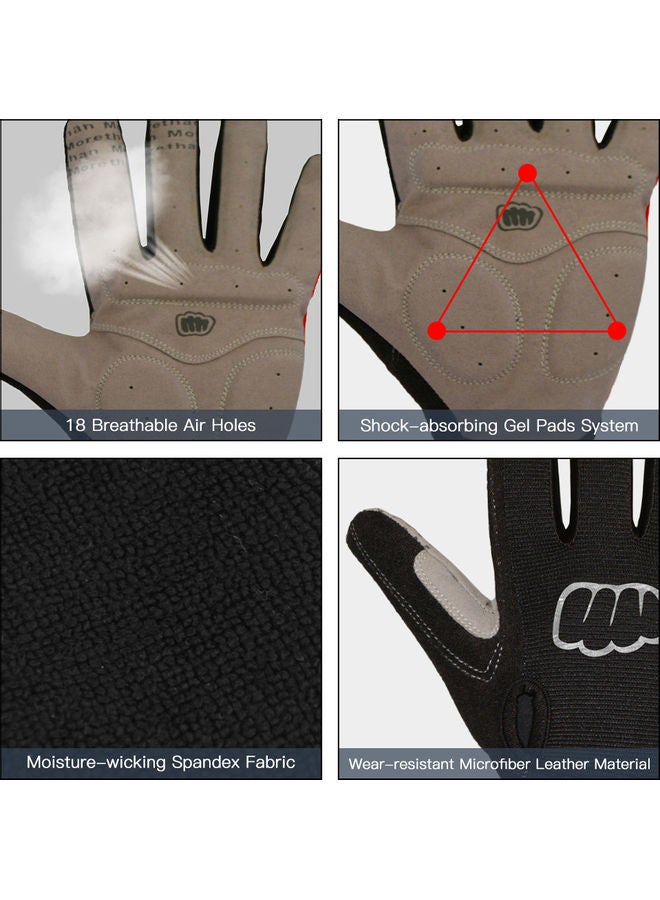 Generic Women Men Winter Cycling Gloves Full Finger Thermal Fleece Touchscreen Bicycle Gloves Anti Slip Gel Pad Motorcycle MTB Road Bike Gloves 0.062kg  - Image 2