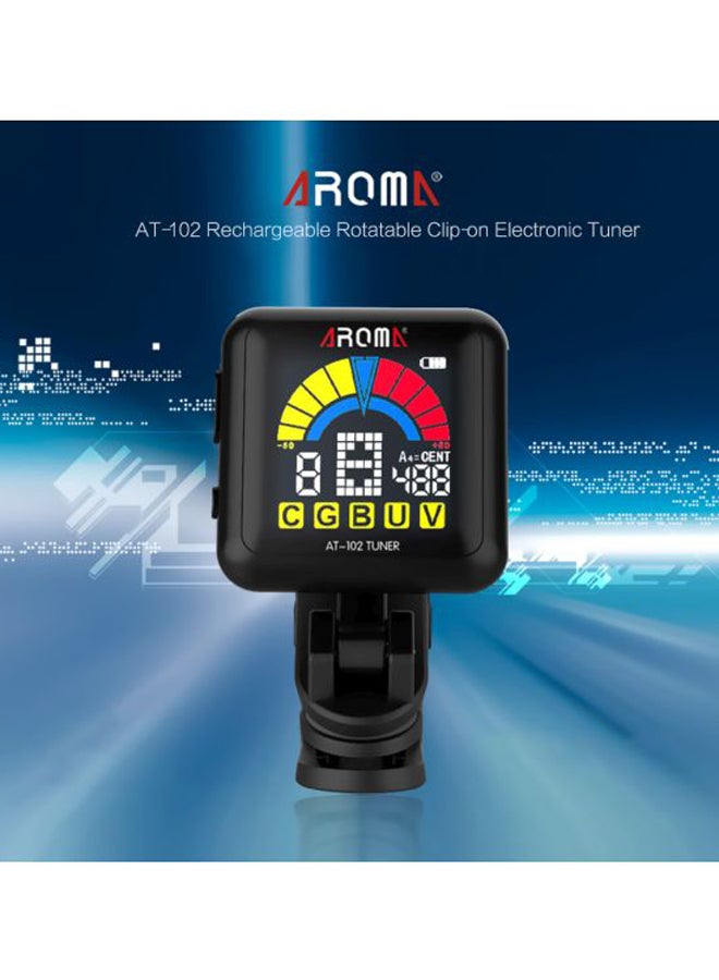 Aroma Rechargeable Rotatable Clip-on Electronic Tuner  - Image 3