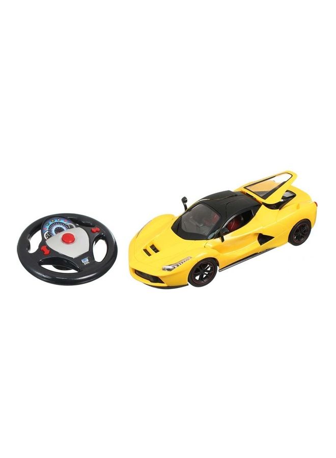RC Car With Remote Control Yellow 25 x 12 x 7cm - Image 1