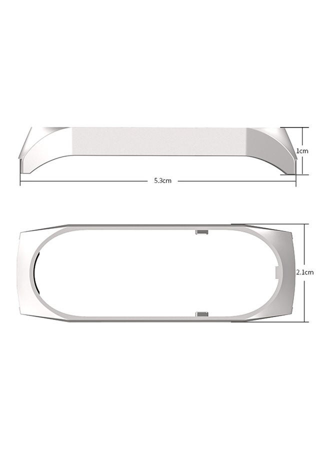 Smartwatch Band Replacement Bracelet Strap Watch Belt Double Elastic Buckle Stainless Steel Metal Wrist Strap Compatible with Xiaomi Mi Band 5 - Image 5
