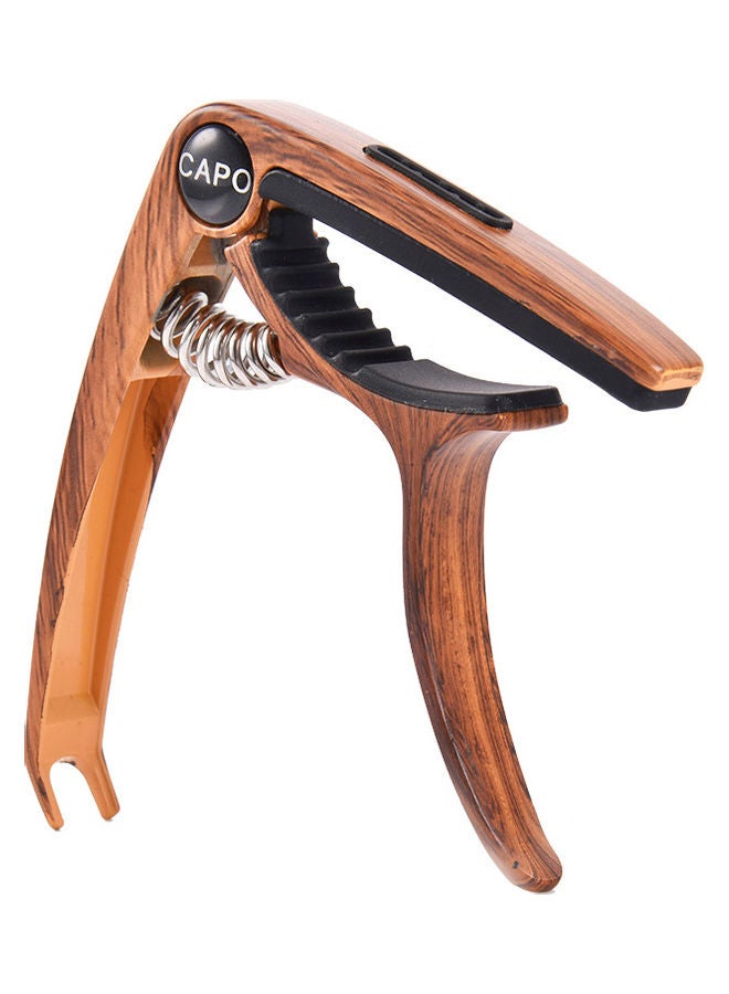 Generic Guitar Capo For Acoustic And Electric Guitars Bass Ukulele Mandolin Banjo With Picks And Picks Holder  - Image 4
