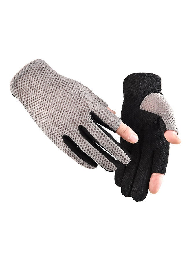 Gloves Breathable Outdoor Sports Breathable Thin Mesh Cloth Driving Riding Thin Anti-uv Protection Gloves 22.5*22.5*22.5cm - Image 1