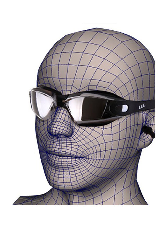 Generic Swimming Accessories, HD Waterproof Anti Fog Swimming Goggles Swim Cap Set - UV Protection Anti Shatter Lenses 25*25*25cm - Image 5