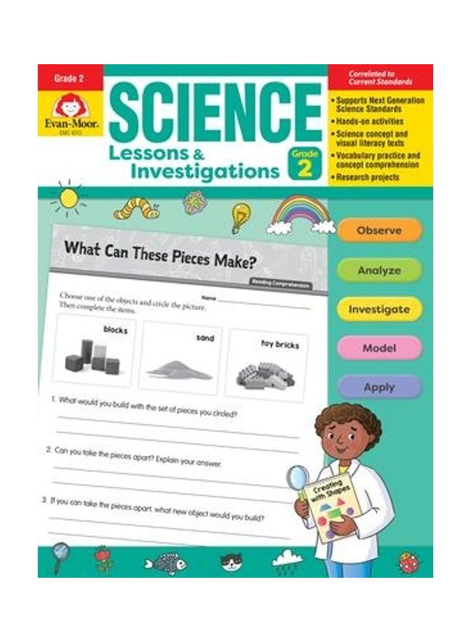 Science Lessons and Investigations, Grade 2 Paperback English by Educational Publishers, Evan-Moor - 2019  - Image 2