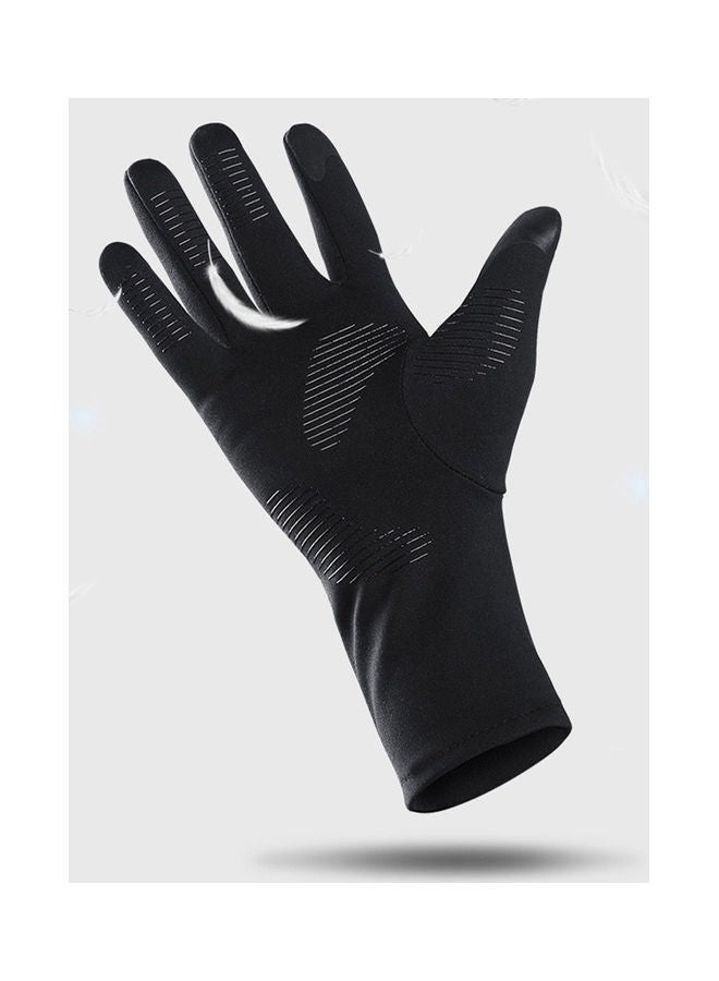 Generic Winter Thermal Warm Full Finger Gloves Cycling Anti-Skid Touch Screen Warm Gloves for Winter Outdoor Sports 27*27*27cm  - Image 5