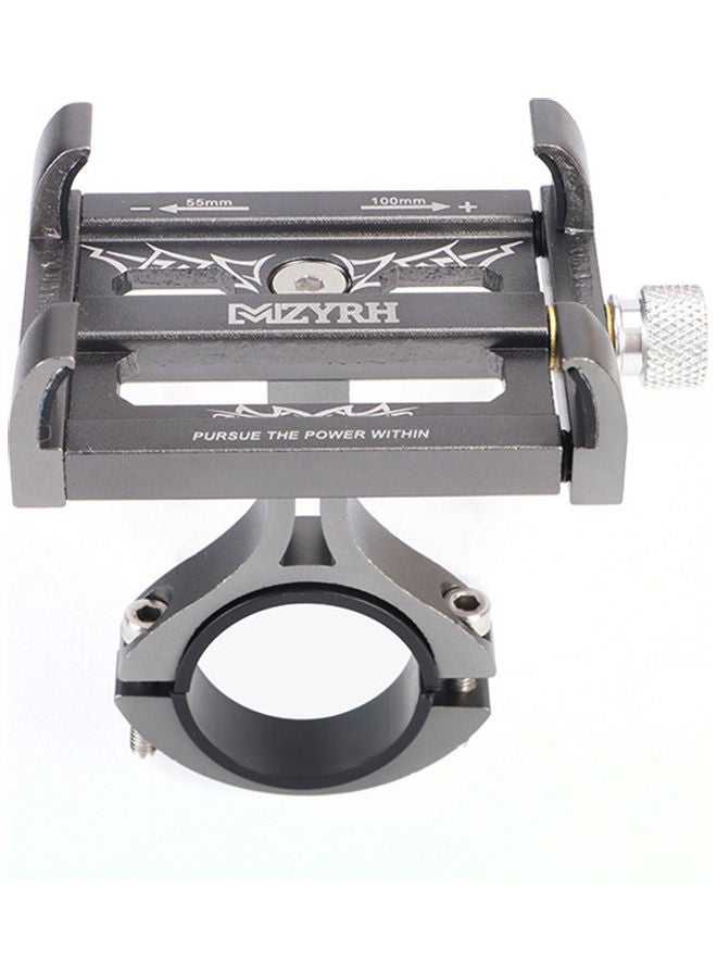 Generic Metal Bike Bicycle Aluminium Alloy Phone Holder Motorcycle Handlebar Mount Handle 8*8*8cm  - Image 3