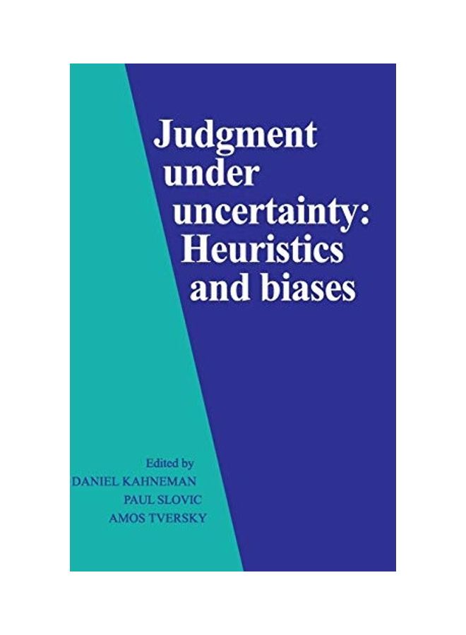null - Judgment Under Uncertainty: Heuristics And Biases Paperback English by Daniel Kahneman - 38544 - Image 1