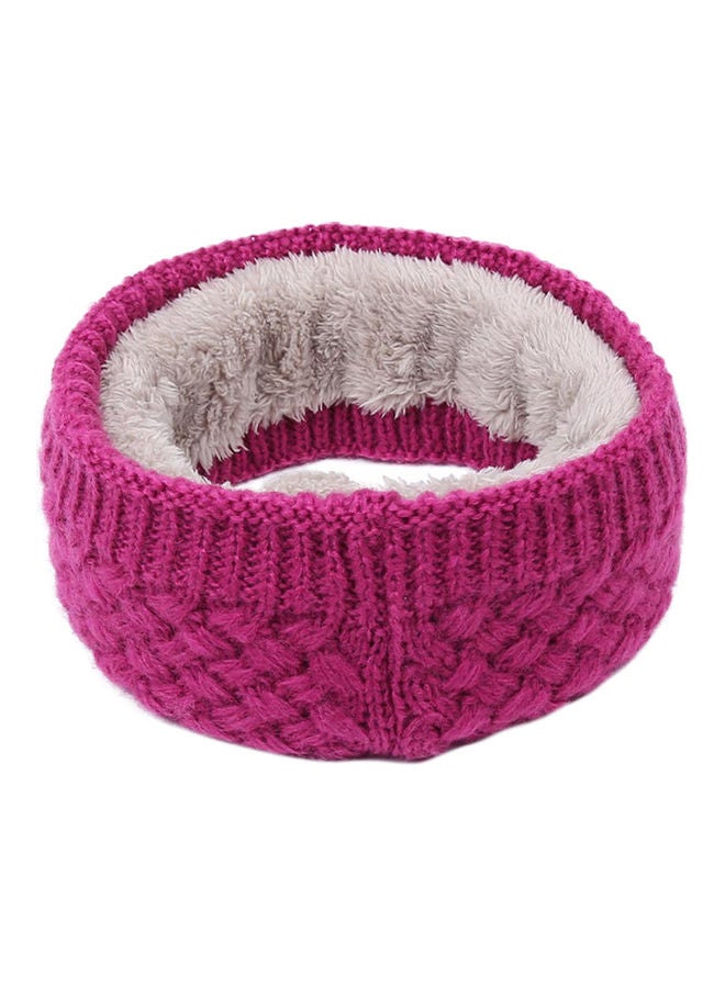 Generic Winter Ribbed Knitted Circle Loop Ring Scarf Neckerchief For Men Women Thickness Collar Scarves Neck Warmer  - Image 1
