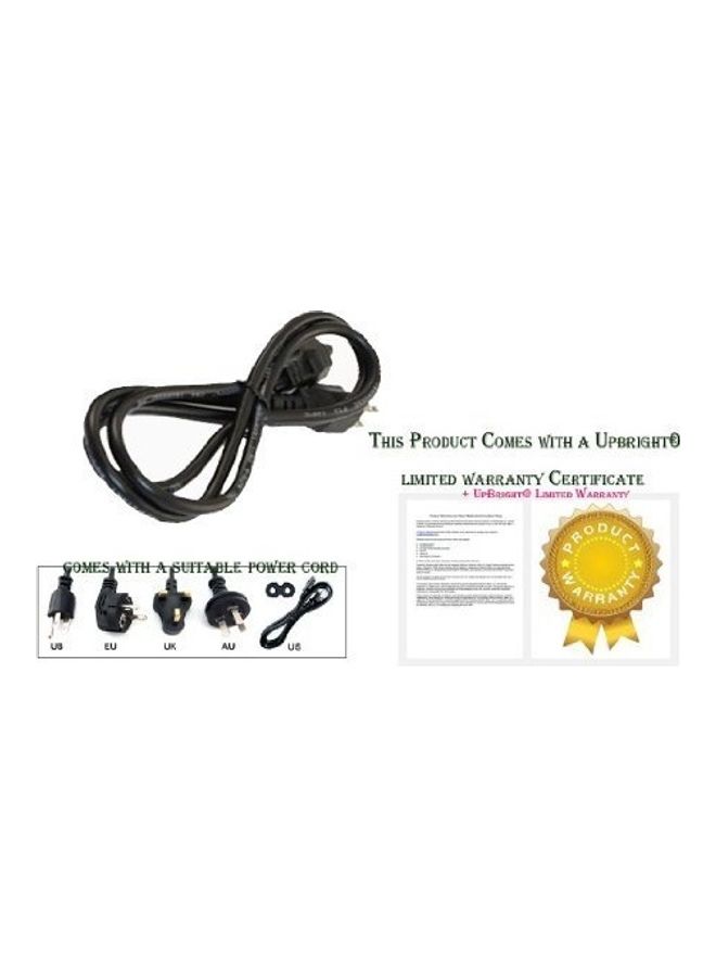 UPBRIGHT - Replacement Charging Adapter For Gateway FPD2020 LP2207 FPD2275W Black - Image 1