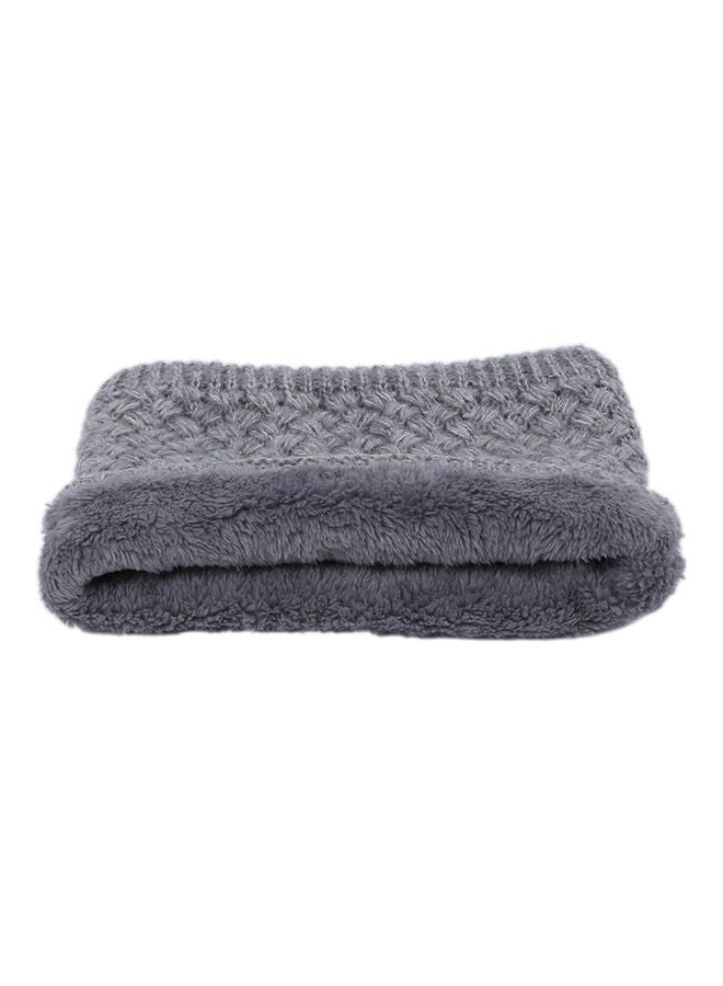 Generic Winter Ribbed Knitted Circle Loop Ring Scarf Neckerchief For Men Women Thickness Collar Scarves Neck Warmer  - Image 3