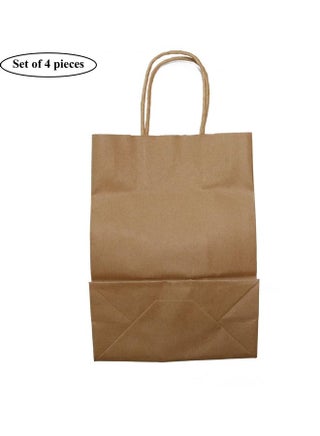 Set of 4 Pieces of Craft Paper Bag Brown - v1603911827/N41656878A_2