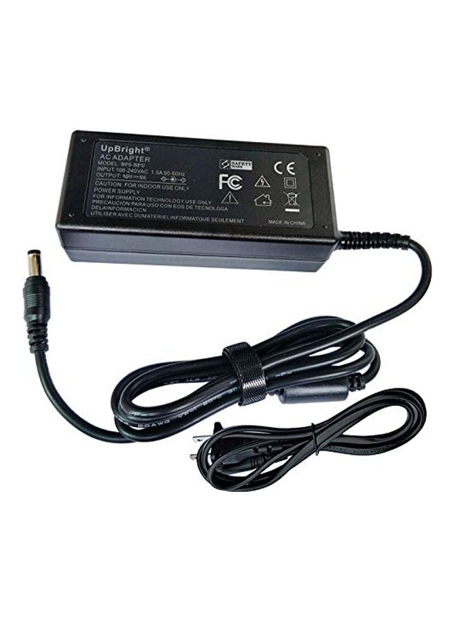 UPBRIGHT Replacement Charging Adapter For 36V 36 Volts 36 Volt 36Vdc NCM Lithium Battery Ebike Bicycle Black - Image 1