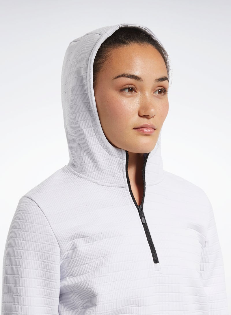 Reebok - TS Thermowrm Deltapeak Control Hpoodie Porcel - Image 1