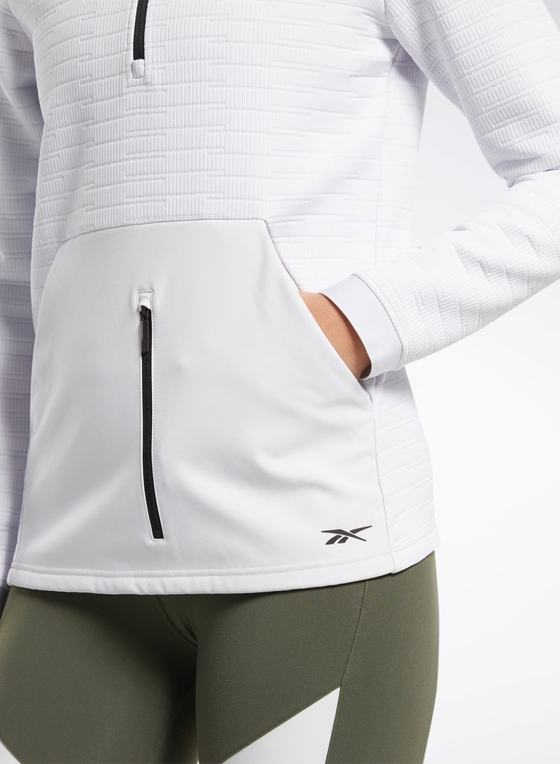Reebok - TS Thermowrm Deltapeak Control Hpoodie Porcel - Image 1