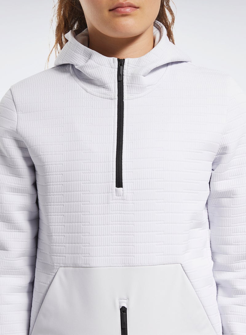 Reebok - TS Thermowrm Deltapeak Control Hpoodie Porcel - Image 1