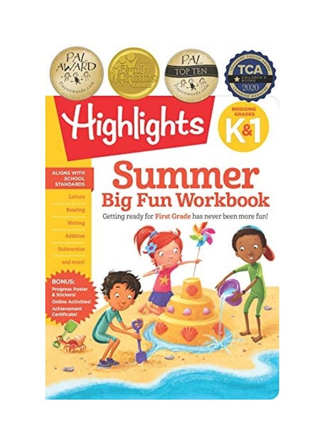 Summer Big Fun Workbook Bridging Grades K & 1 Paperback English by Highlights Learning Highlights Learning - 38544 
