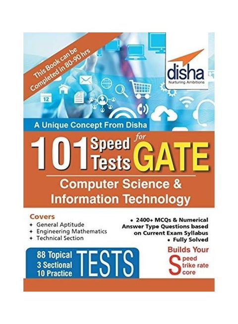 101 Speed Test For Gate Computer Science & Information Technology paperback english - 2019