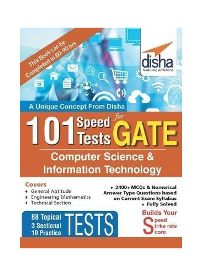 101 Speed Test For Gate Computer Science & Information Technology paperback english - 2019  - Image 2