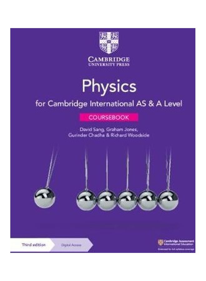 null - Cambridge International As & A Level Physics Coursebook With Digital Access (2 Years) Paperback English by David Sang - 38544 - Image 1