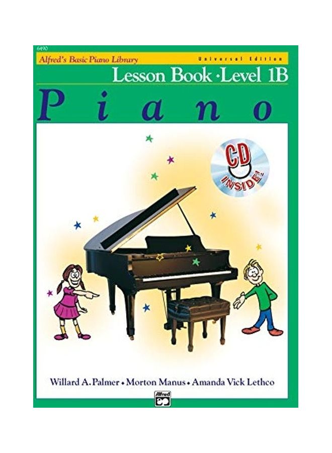 Alfred'S Basic Piano Library Lesson Book, Bk 1B: Book & Cd Paperback English by Amanda Vick Palmer - 38518  - Image 1