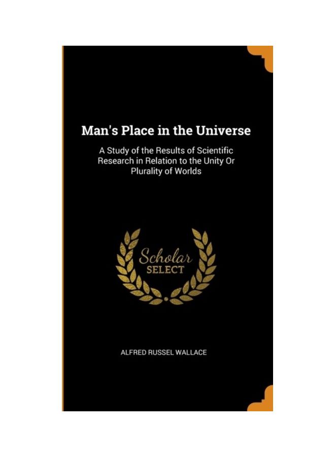 Man's Place in the Universe: A Study of the Results of Scientific Research in Relation to the Unity or Plurality of Worlds hardcover english - 2019 - Image 3