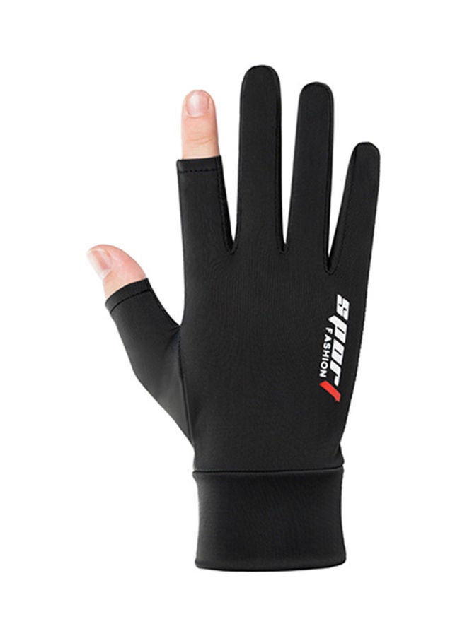 Generic Ice Silk Non-Slip Gloves Breathable Outdoor Sports Driving Riding Touch Screen Gloves Thin Anti-UV Protection 23*23*23cm 23*23*23cm  - Image 1