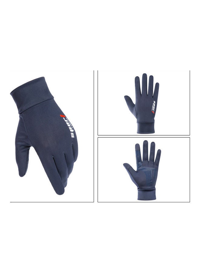 Ice Silk Non-Slip Gloves Breathable Outdoor Sports Driving Riding Touch Screen Gloves Thin Anti-UV Protection 23*23*23cm 23*23*23cm