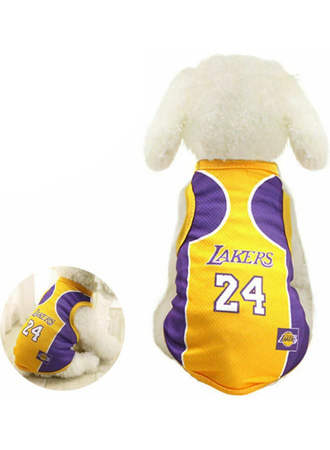 Generic Pet Dog Basketball Game Vest for Puppy Golden Retriever Samo Clothing 17*17*17cm  - Image 1