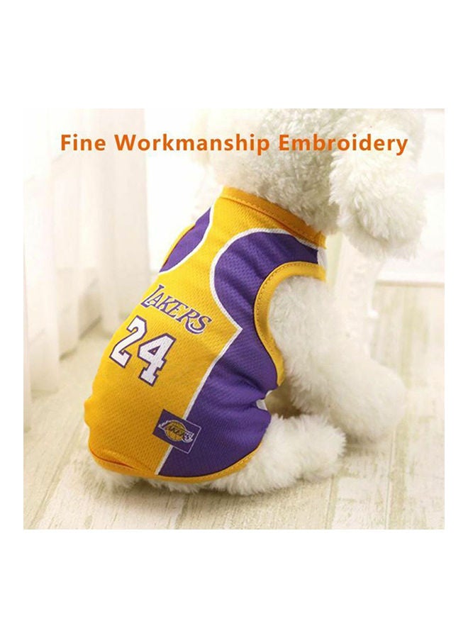 Generic Pet Dog Basketball Game Vest for Puppy Golden Retriever Samo Clothing 17*17*17cm  - Image 3