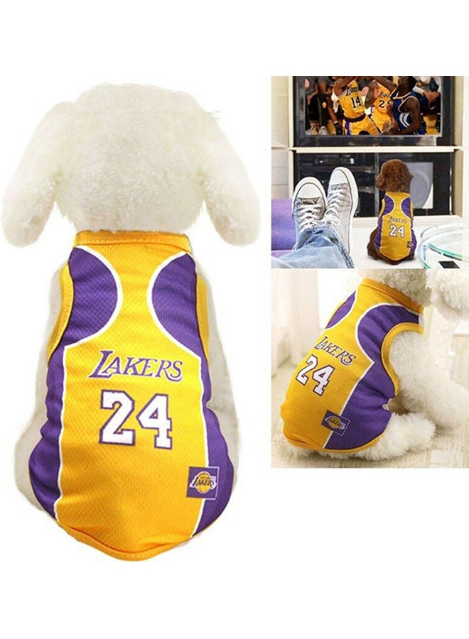 Generic Pet Dog Basketball Game Vest for Puppy Golden Retriever Samo Clothing 17*17*17cm  - Image 2
