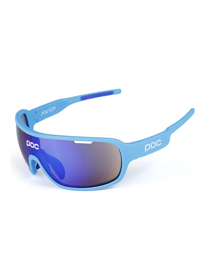 Generic Cycling Polarized Sunglasses Windproof Eye Protection Goggles for Outdoor Sports  Frame Color:solid white  - Image 5