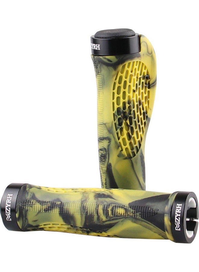 Generic - Bicycle Handle Grips Mtb Handlebar Bilateral Rubber Lock Rubber 22.2mm Non-slip Handle Grips 15*15*15cm - Image 1