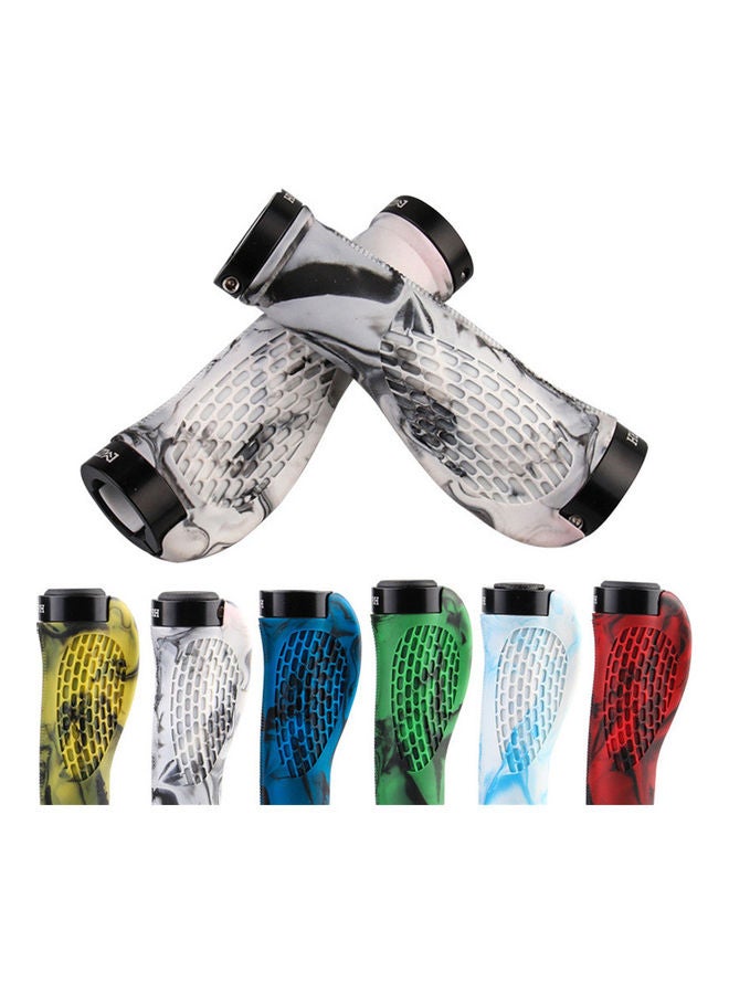 Generic - Bicycle Handle Grips Mtb Handlebar Bilateral Rubber Lock Rubber 22.2mm Non-slip Handle Grips 15*15*15cm - Image 1