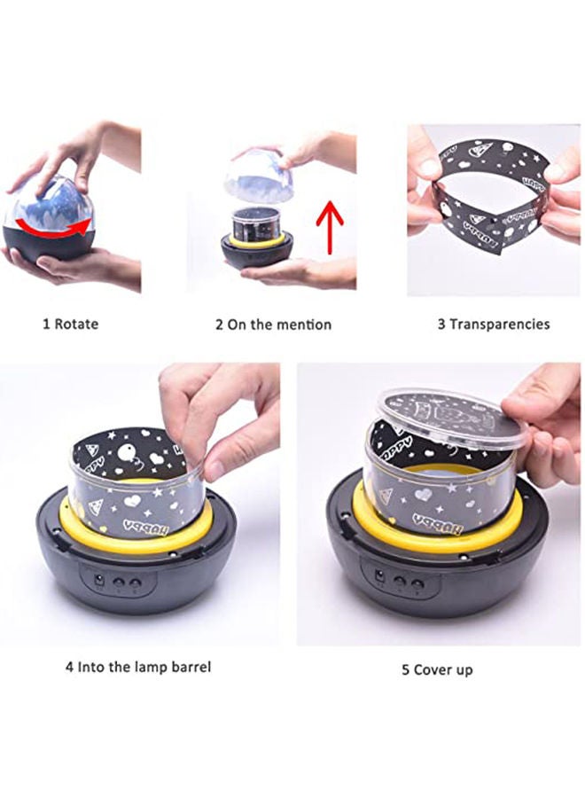 Cool Baby Star Night Light Projection Lamp for Bedroom multicolor 13*13*12cm - Image 3