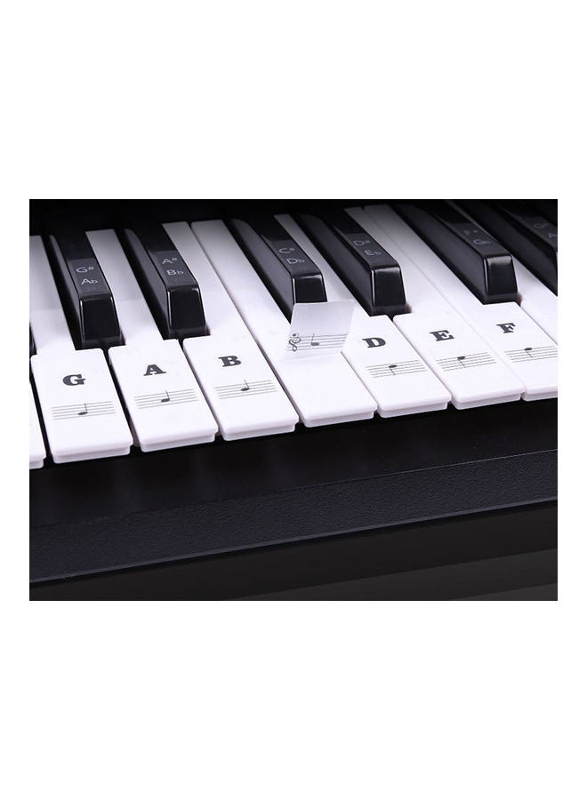 Generic Transparent And Electronic Piano Keyboard Sticker With 88 Keys - Image 2