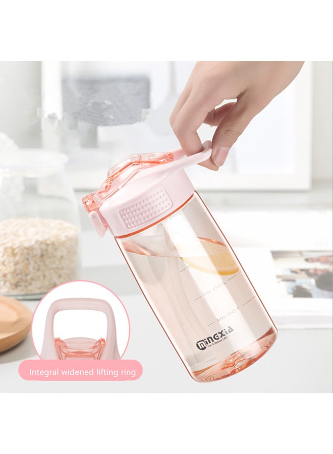 Beauenty Plastic Water Bottle Pink 17.7cm - Image 3
