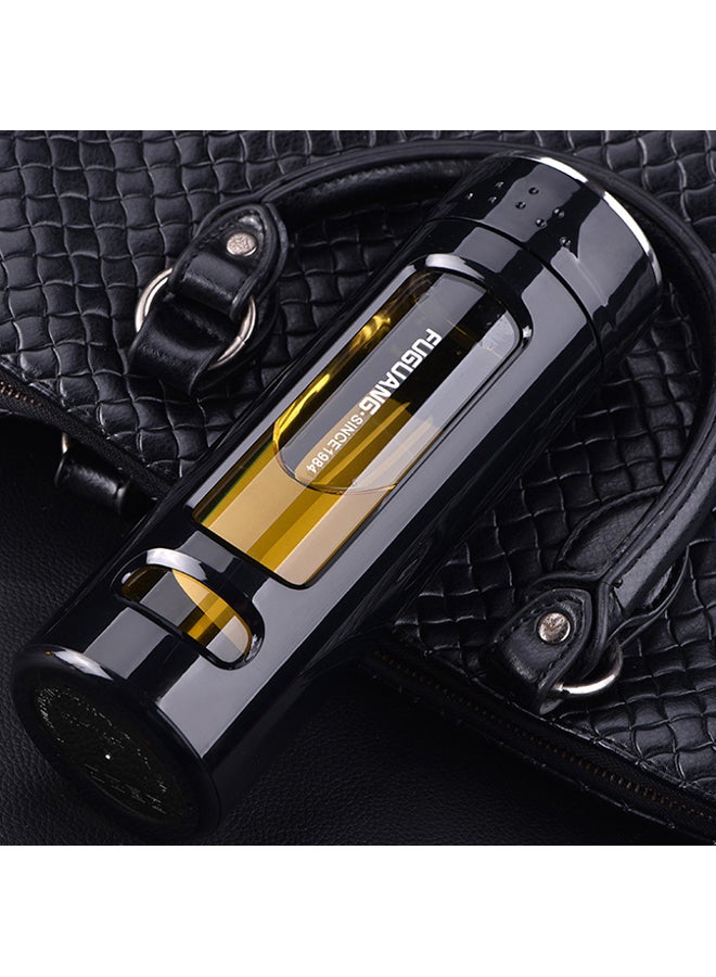 Beauenty Glass Water Bottle Black 20.7cm - Image 3