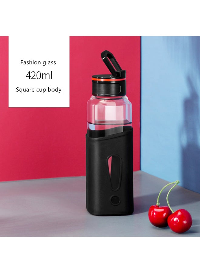 Beauenty Glass Water Bottle Black - Image 5